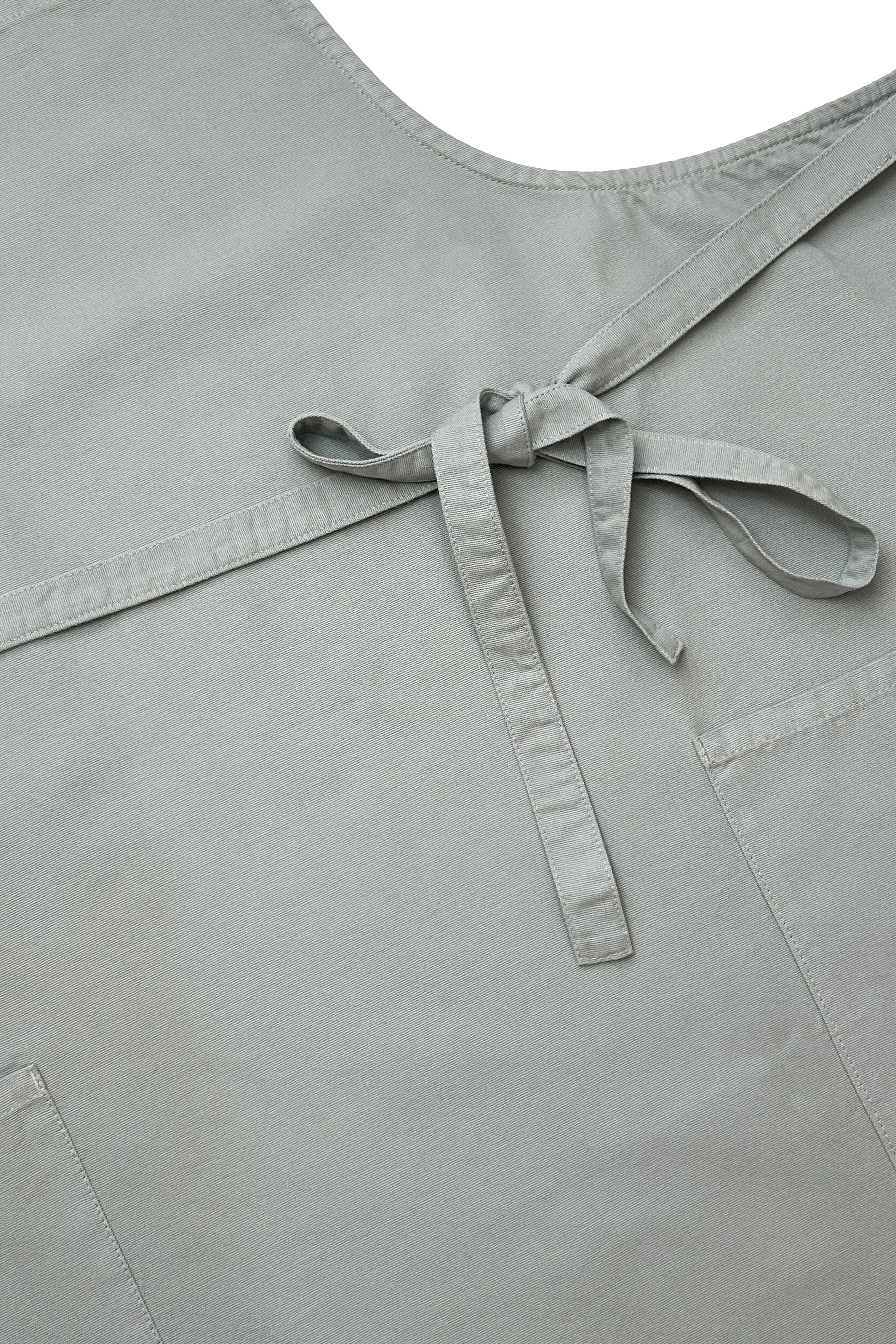 Lyon Bib Apron ⏤ Cloud Grey