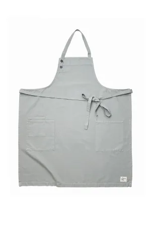 Lyon Bib Apron ⏤ Cloud Grey