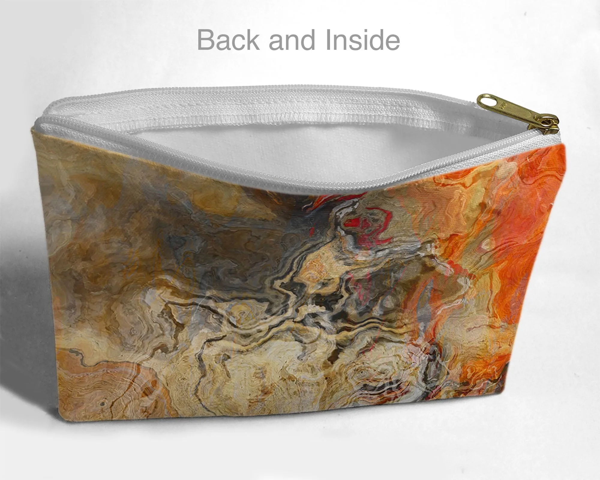 Makeup Bag, Cinnamon River