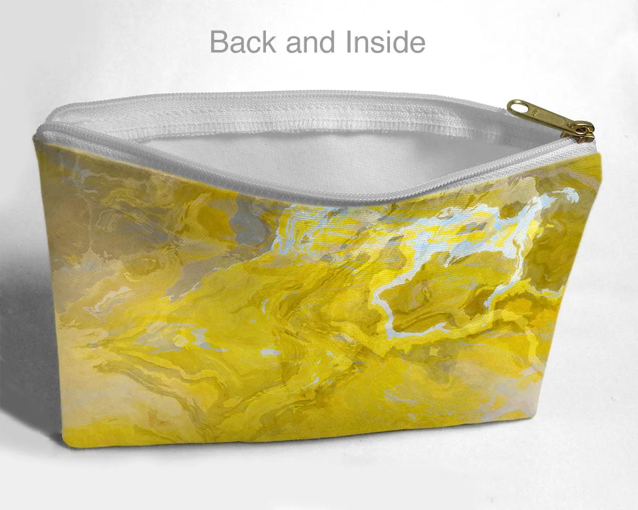Makeup Bag, Mellow Yellow