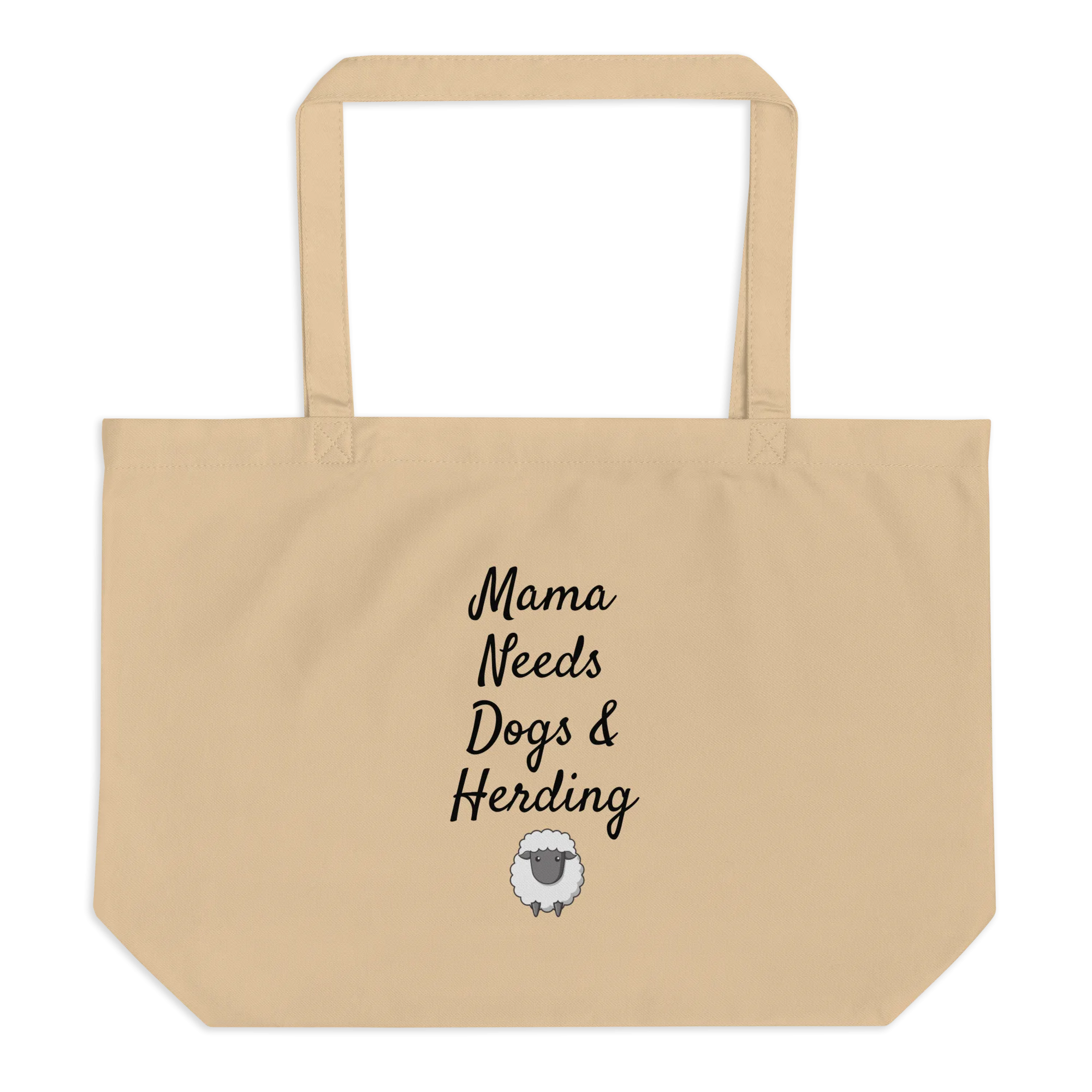 Mama Needs Dogs & Sheep Herding X-Large Tote/ Shopping Bags