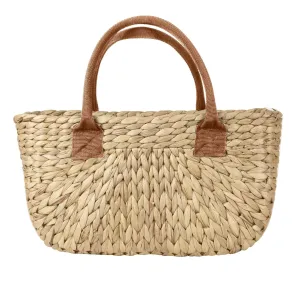Market Basket Tan Suede Handles Large