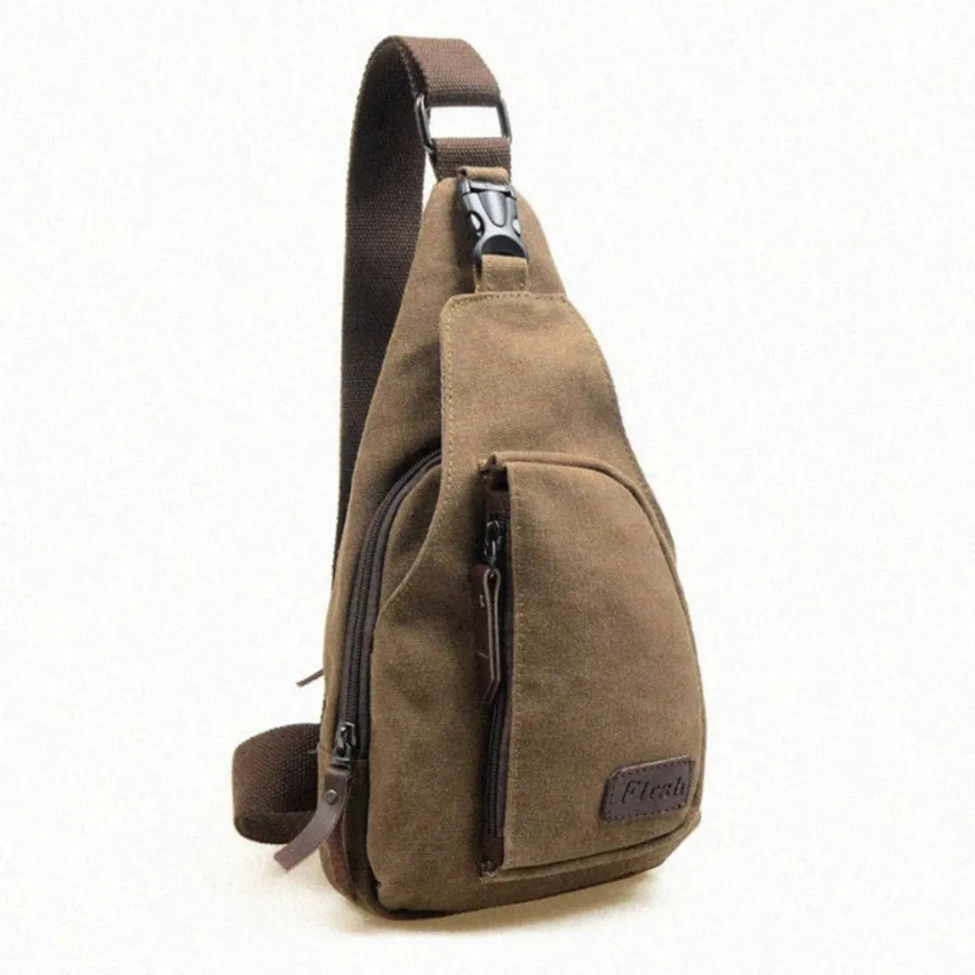 Men's Compact Crossbody Sling Bag | Multiple Compartments