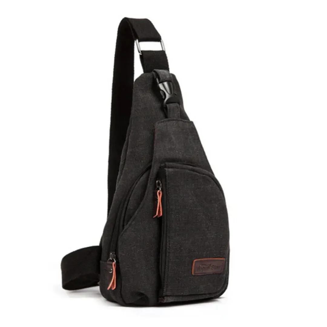 Men's Compact Crossbody Sling Bag | Multiple Compartments