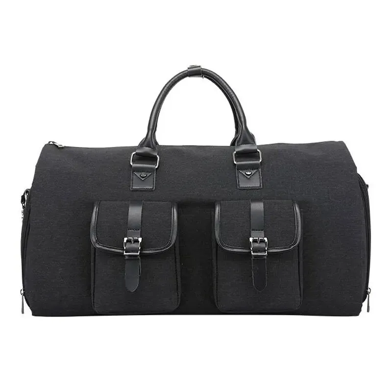 Men’s Large Capacity Folding Suit Travel Bag – Multifunctional with Shoe Compartment