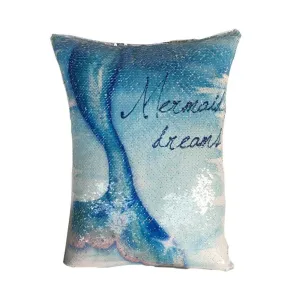 Mermaid Dreams Reversible Tail Pillow
