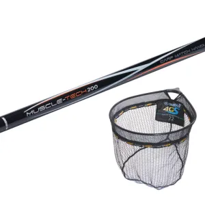 MIDDY Landing Net & Handle Combo: Competition Elite (2m   22")