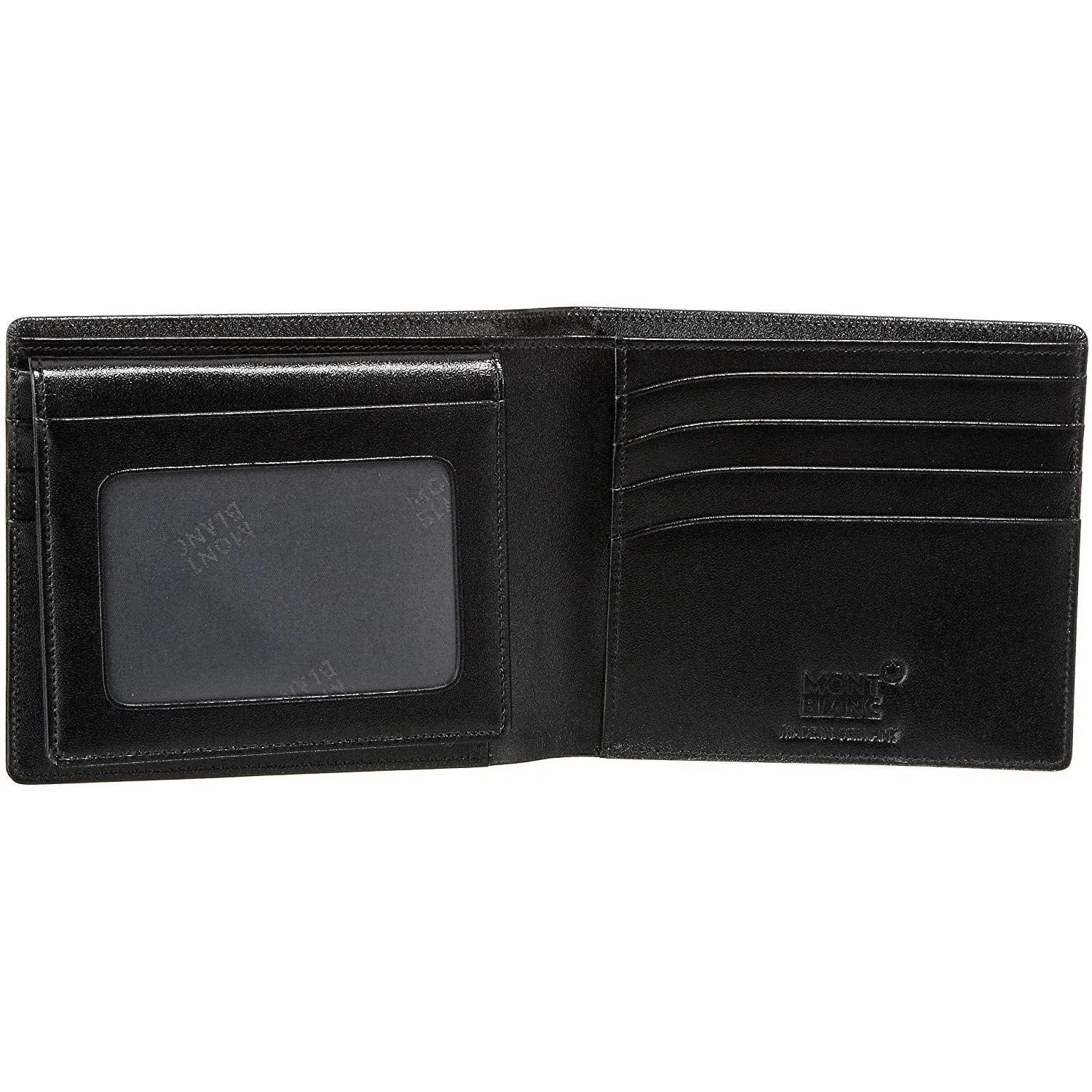 Montblanc portfolio 11 compartments with transparent meisterstück black 7162