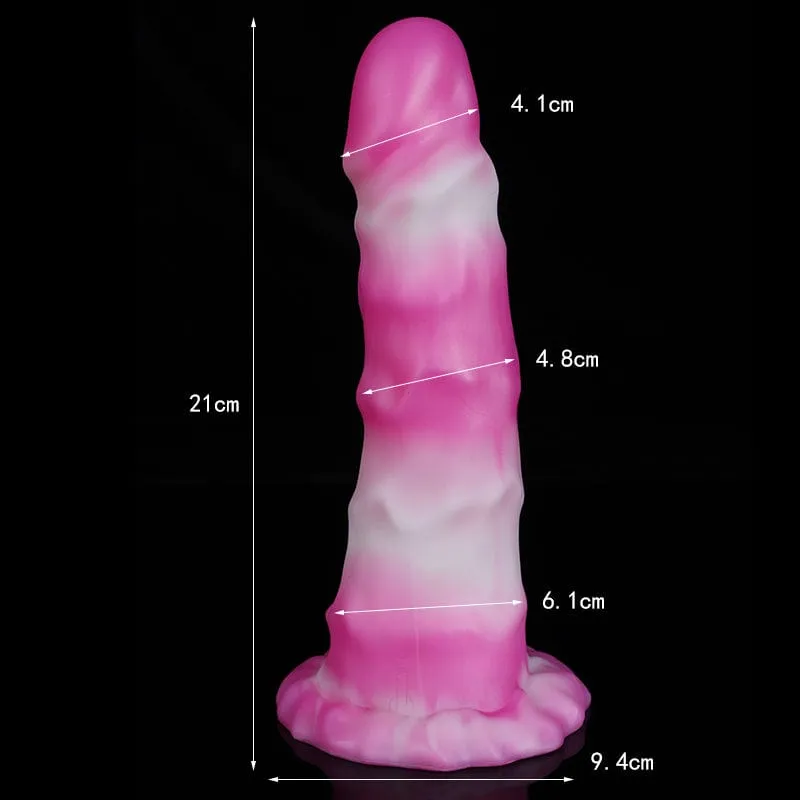 MRIMIN Soft Silicone Cream Cake Dildo Sex Toy & Bachelor and Hen Party Accessories