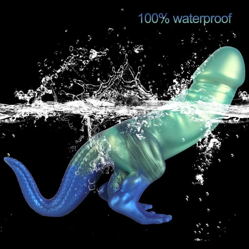 MRIMIN Soft Silicone Dino dick Dinosaur Dildo Headed Dinosaur Sex Toy & Bachelor and Hen Party Accessories