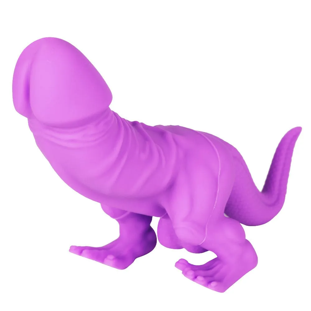 MRIMIN Soft Silicone Dino dick Dinosaur Dildo Headed Dinosaur Sex Toy & Bachelor and Hen Party Accessories
