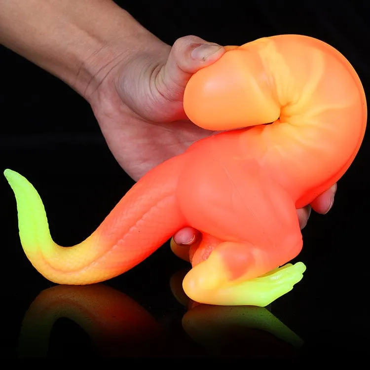 MRIMIN Soft Silicone Dino dick Dinosaur Dildo Headed Dinosaur Sex Toy & Bachelor and Hen Party Accessories