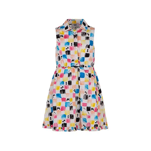 Multicolor checked dress by MSGM