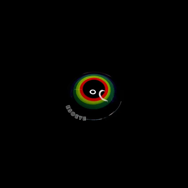 Multiple Rainbow Halloween Contact Lenses Yearly