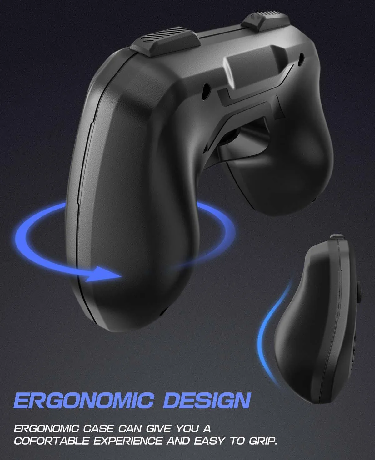 Mumba 2 Pack for Nintendo Switch Joy-Con Controllers Handle Grip Kit Holder ABS
