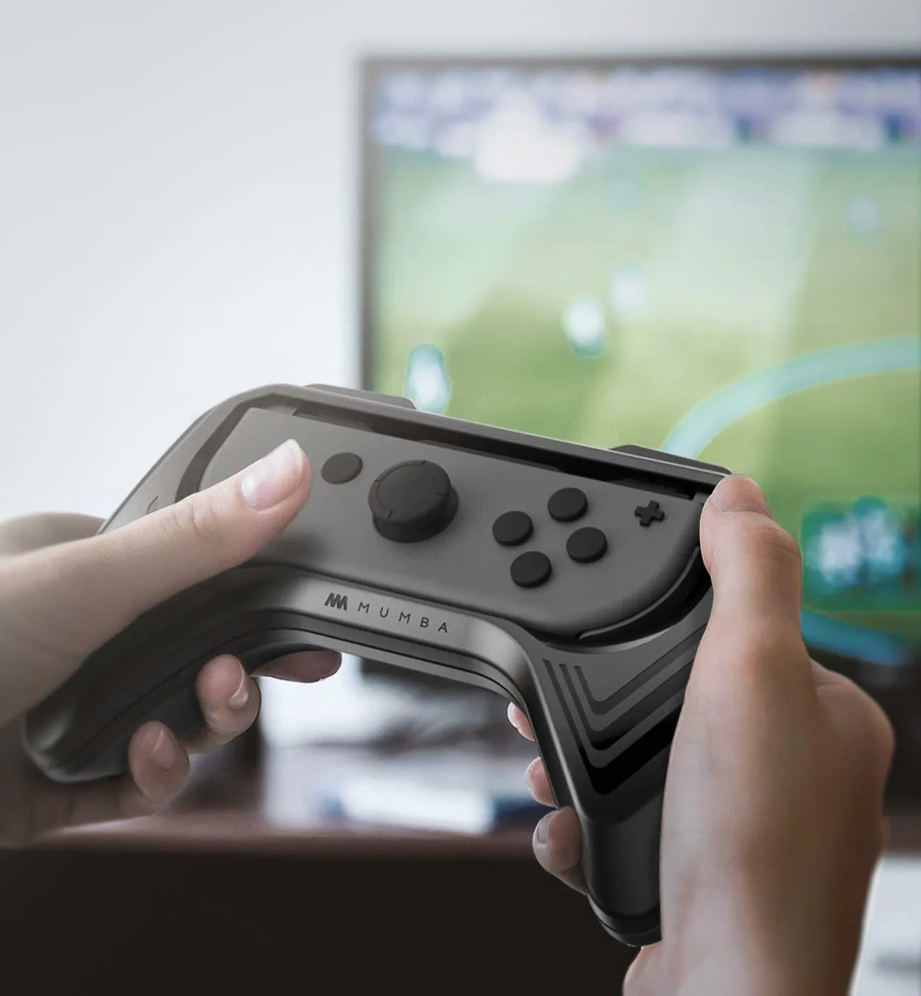 Mumba 2 Pack for Nintendo Switch Joy-Con Controllers Handle Grip Kit Holder ABS