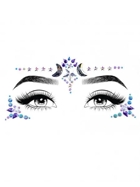 Mystic Adhesive Jewels Sticker - Multi