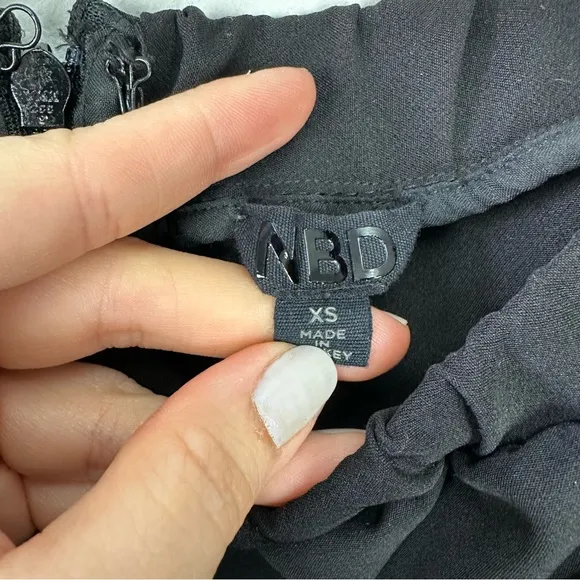 NBD Revolve Levent Off Shoulder Ruched Mini Dress