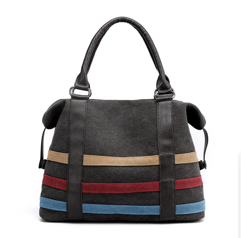 New Bags for women canvas bag casual luxury handbags women bags designer Boston Bags Ladies Weekend Handbags Large Shopping