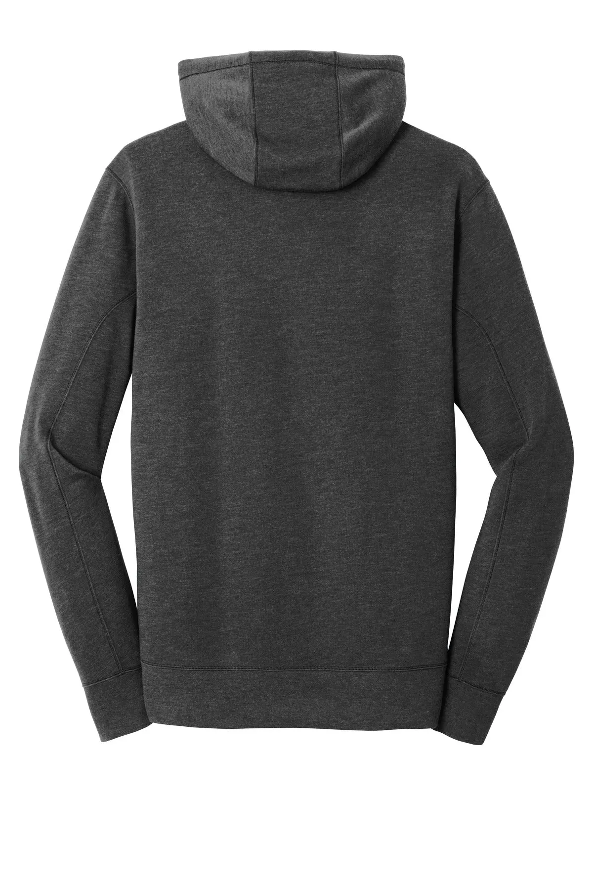 New Era  Tri-Blend Fleece Pullover Hoodie. NEA510 Black Heather