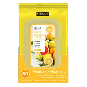 Nicka K Makeup Cleansing Tissue | Vitamin C, 60ct