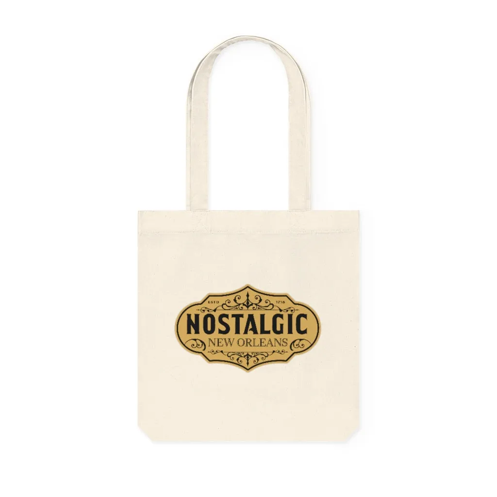 Nostalgic New Orleans Woven Tote Bag