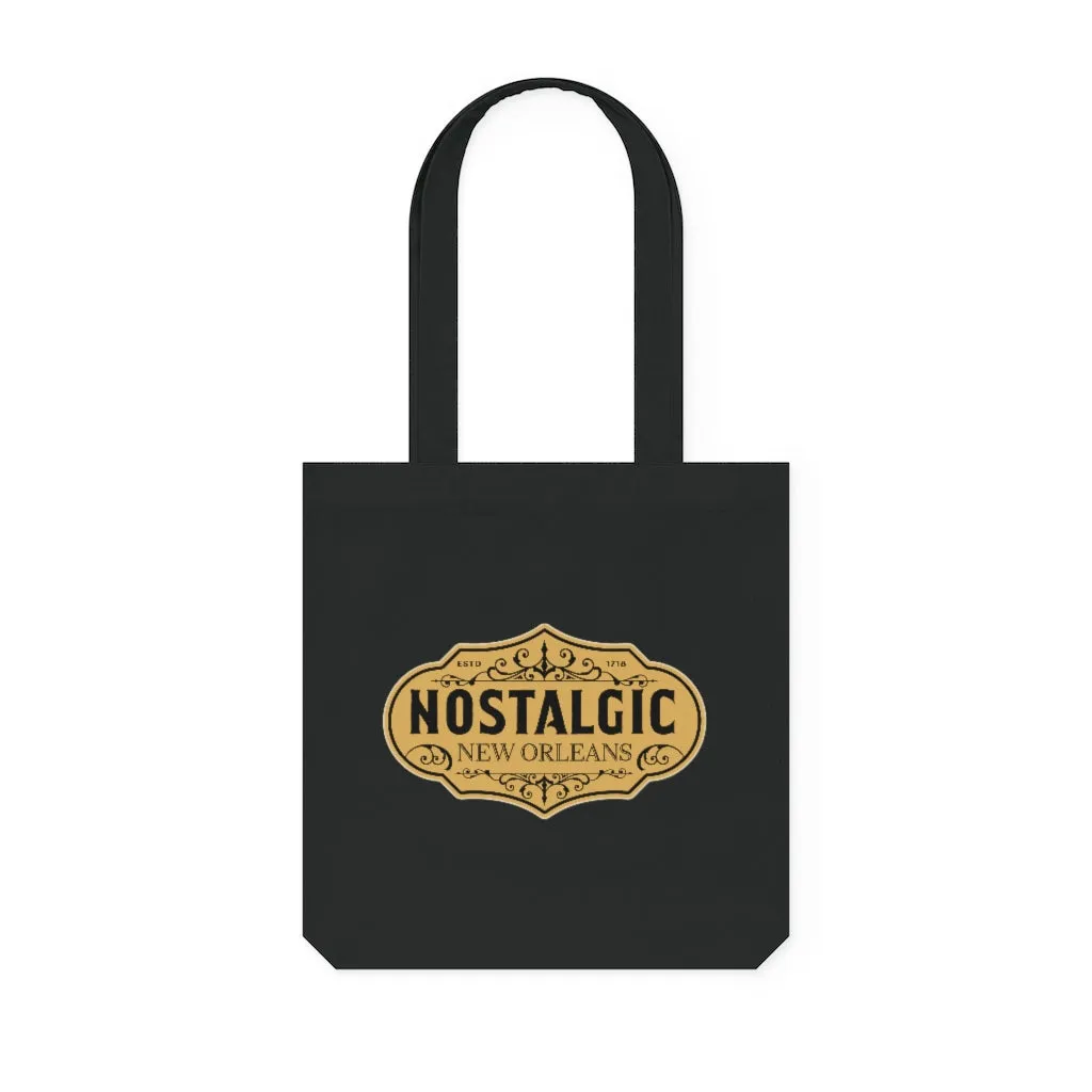 Nostalgic New Orleans Woven Tote Bag