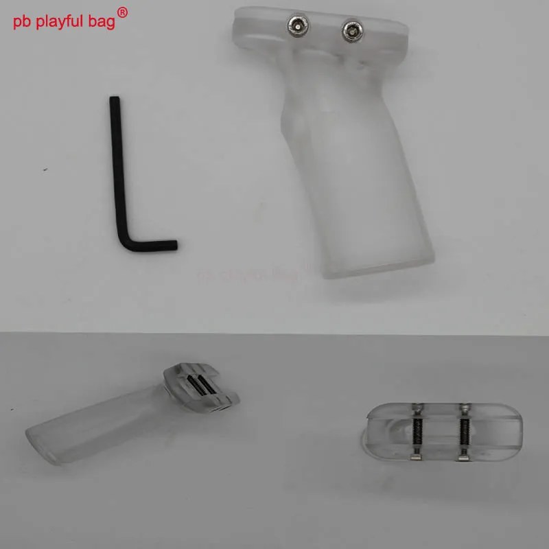 Novelty Toy Gun Playful Bag DIY CS intimate accessories nerfly workers oblique grip handle with 20MM guide gel ball gun LD21