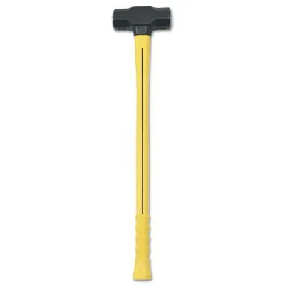 Nupla® Ergo-Power® Double-Face Steel-Head Sledge Hammer, 8 lb Head, 32 in Circular Stripe Handle, 27-708