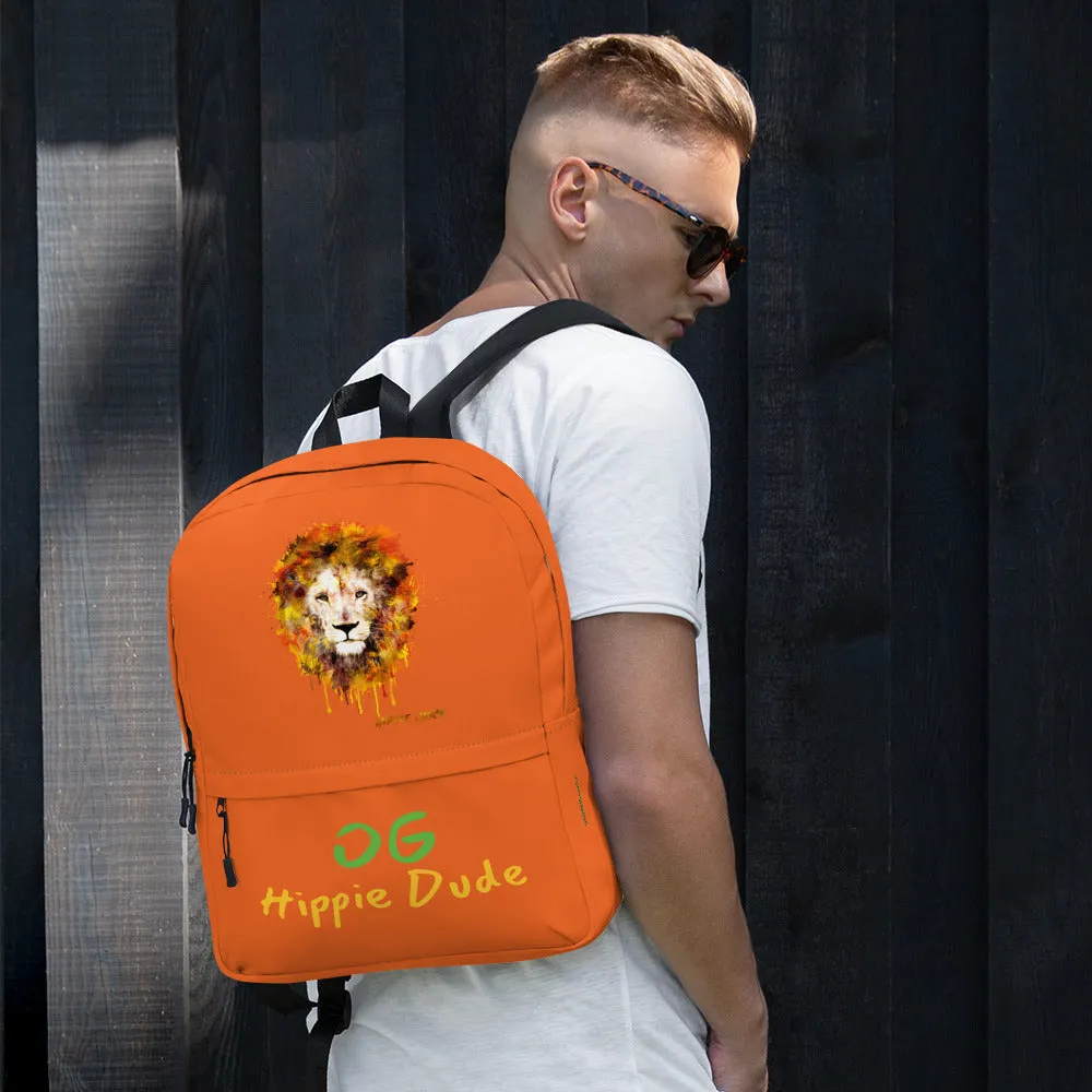 Orange Backpack - OG Hippie Dude