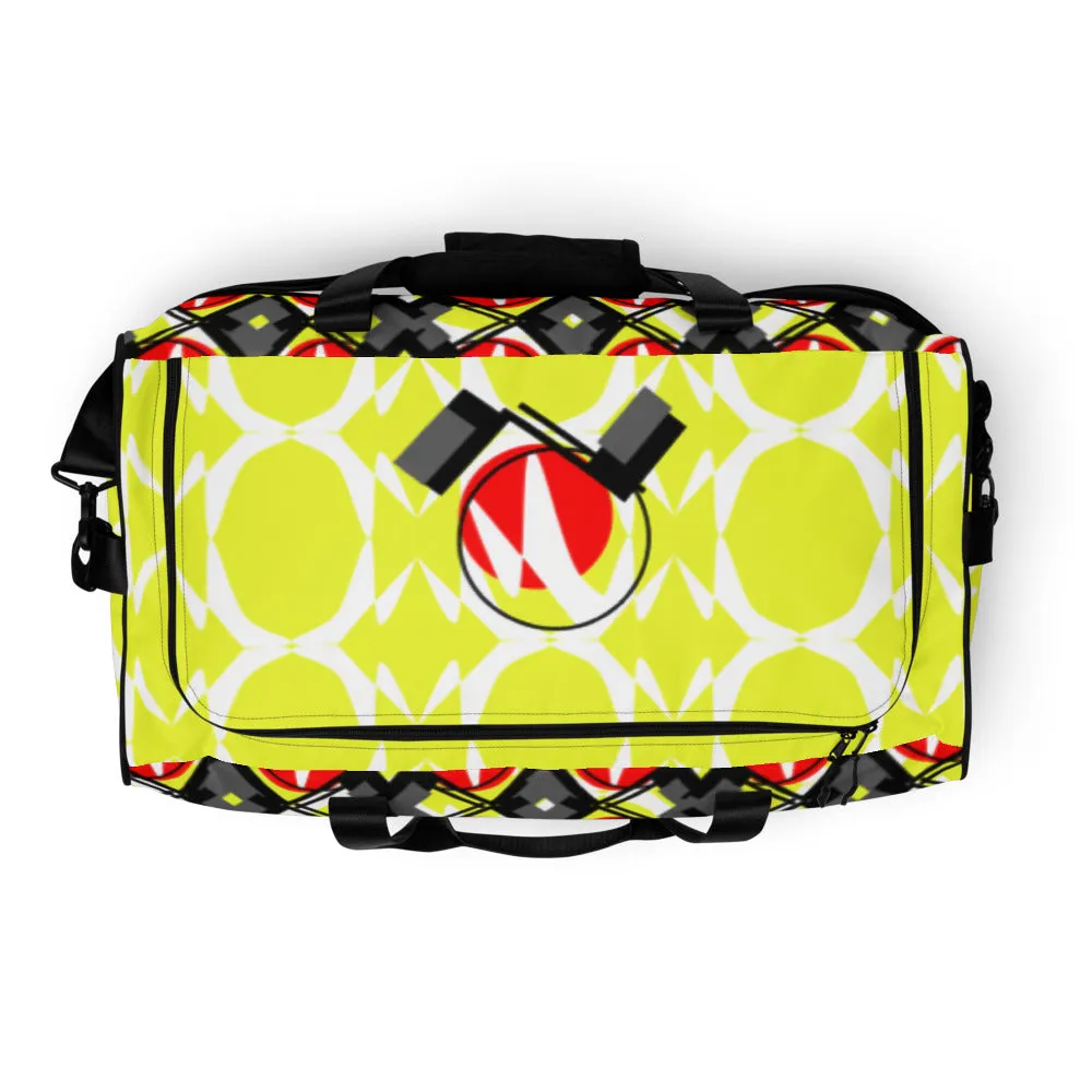 Origen Destination |On-Arrival Point of Origen Symbol-inspired Duffle bag (Yllw)