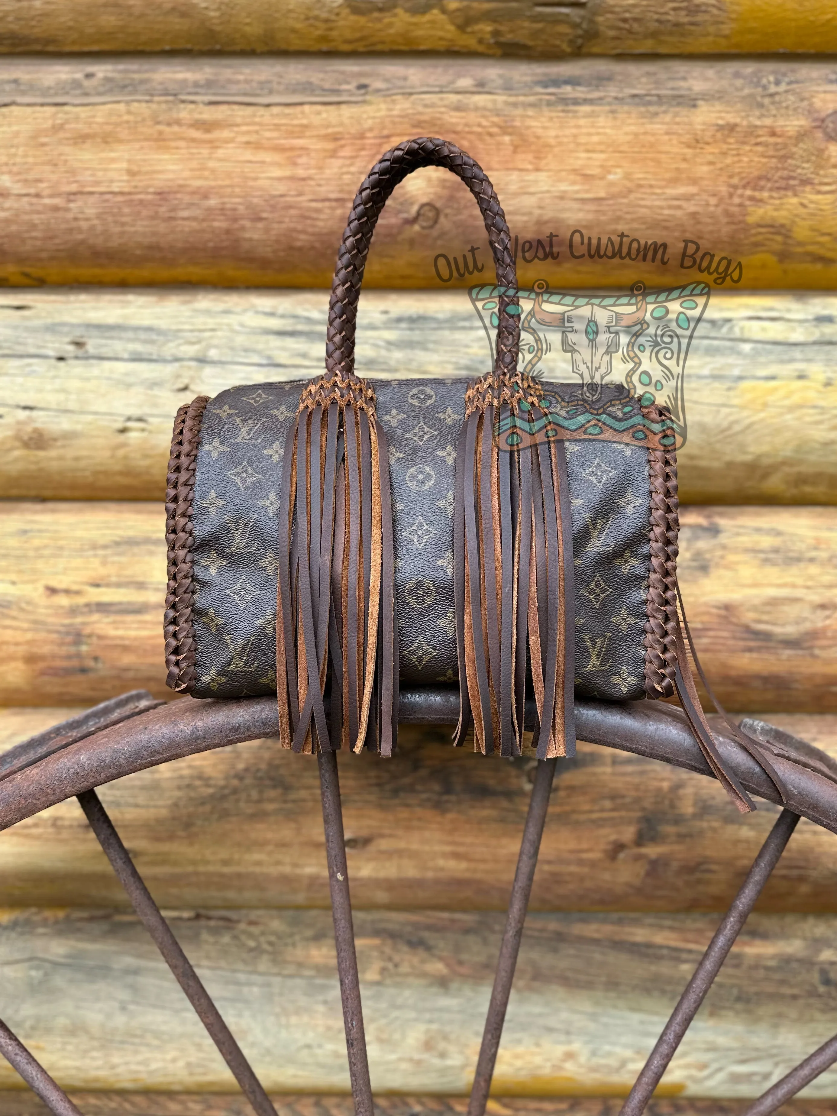 Out West Speedy 30 Revamped with Leather Braiding and Fringe