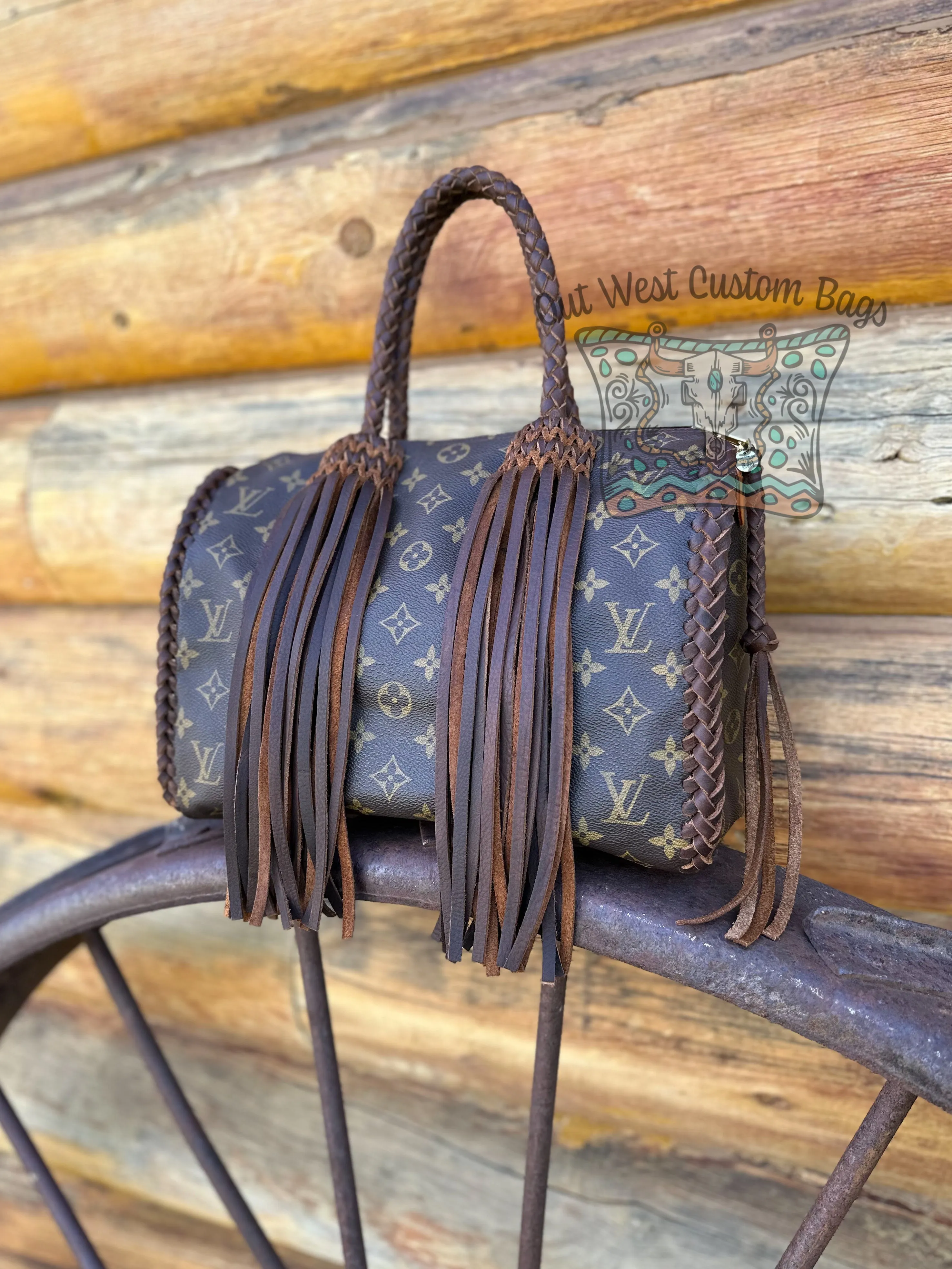 Out West Speedy 30 Revamped with Leather Braiding and Fringe
