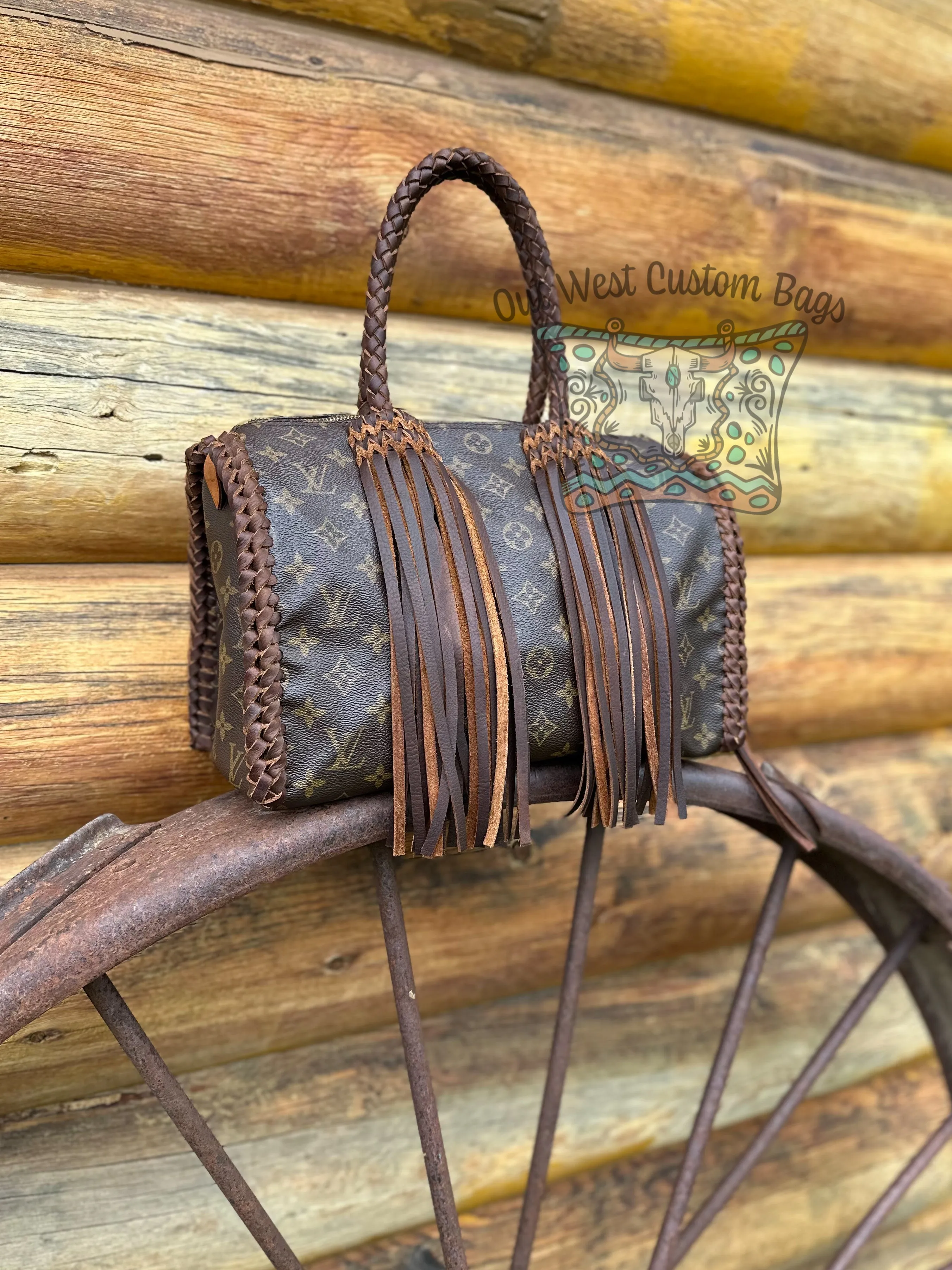 Out West Speedy 30 Revamped with Leather Braiding and Fringe