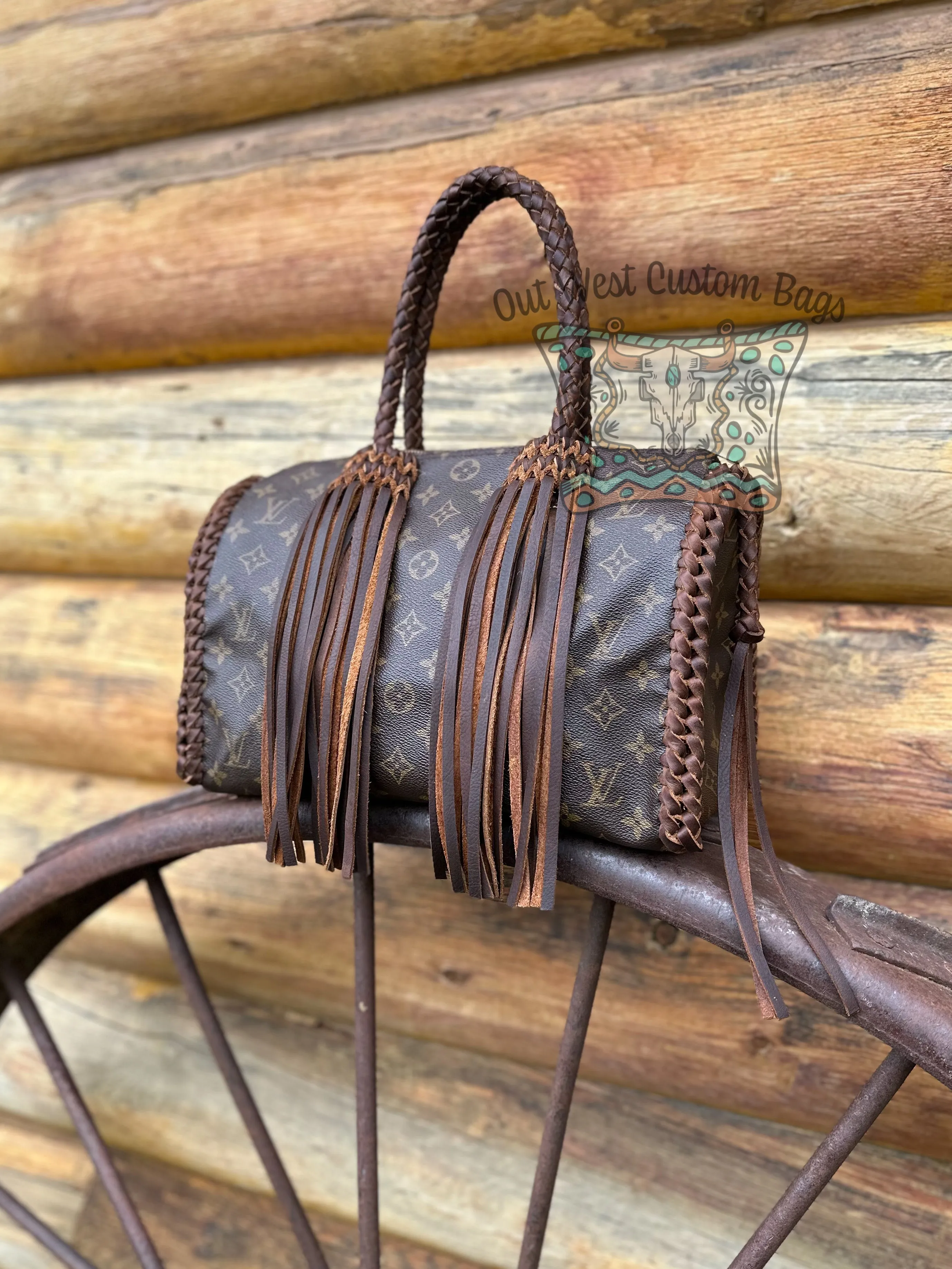 Out West Speedy 30 Revamped with Leather Braiding and Fringe