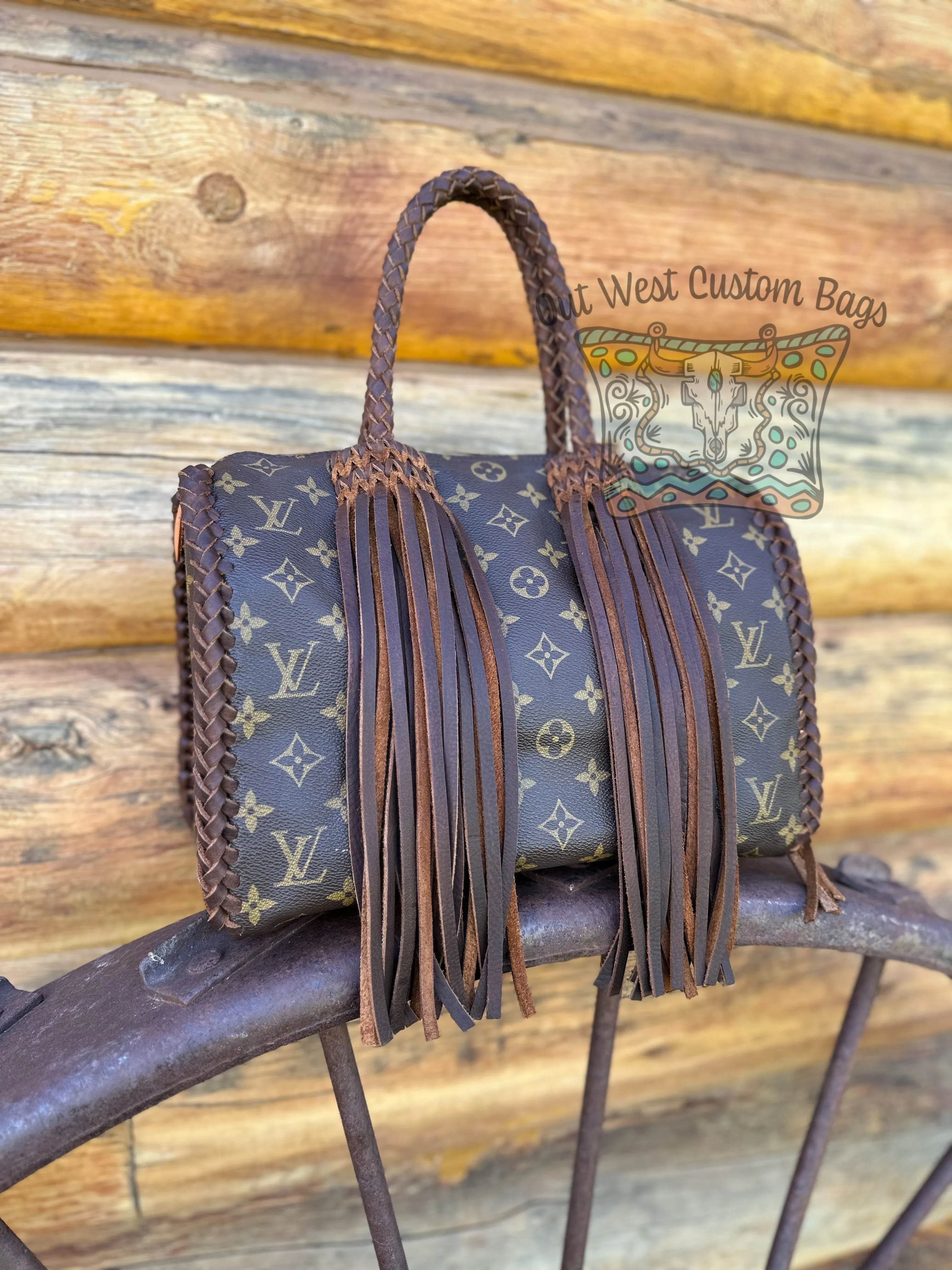 Out West Speedy 30 Revamped with Leather Braiding and Fringe