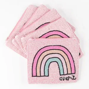 Over It Rainbow Seed Bead Bag
