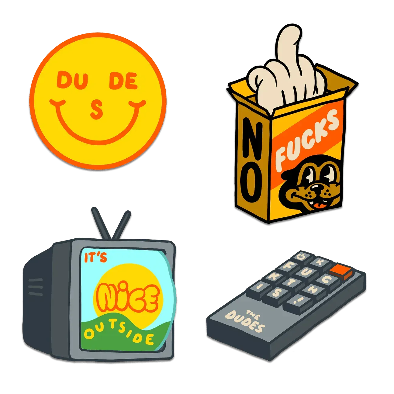 Pack de Pegatinas The Dudes Nice