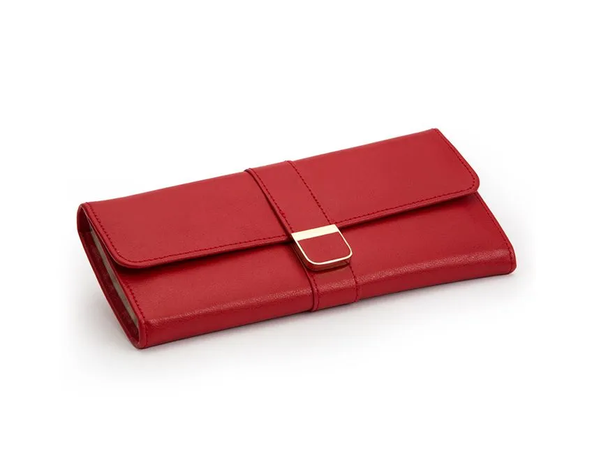 Palermo Jewelry Roll - Red
