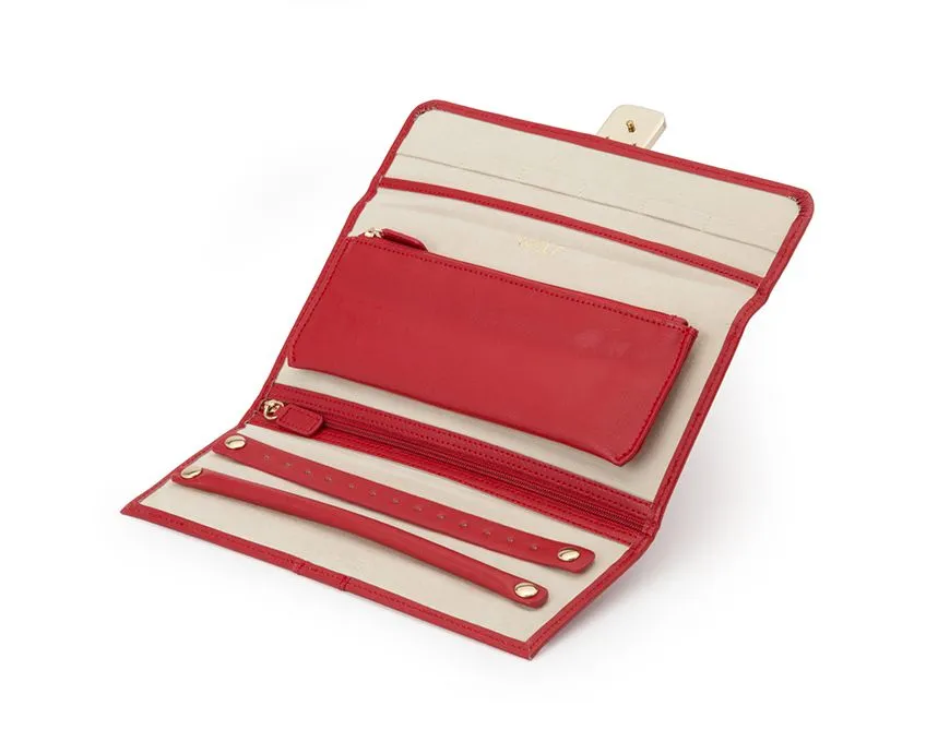 Palermo Jewelry Roll - Red