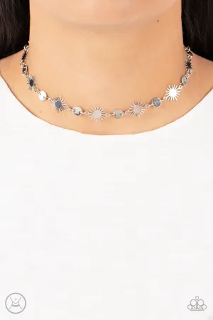 Paparazzi Astro Goddess Necklace Silver