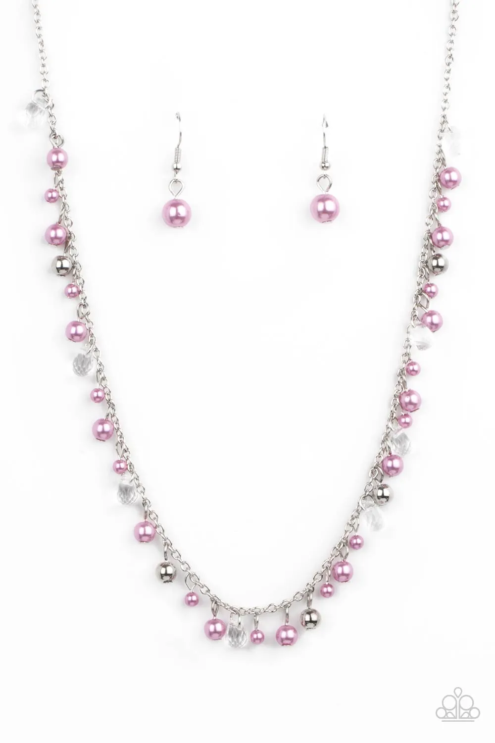 Paparazzi - Pearl Essence - Purple Necklace
