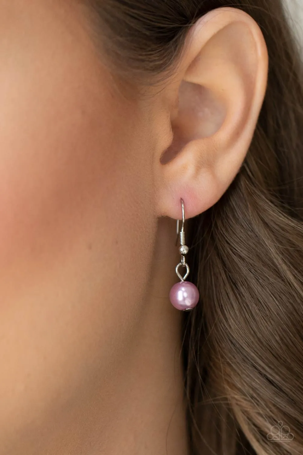 Paparazzi - Pearl Essence - Purple Necklace