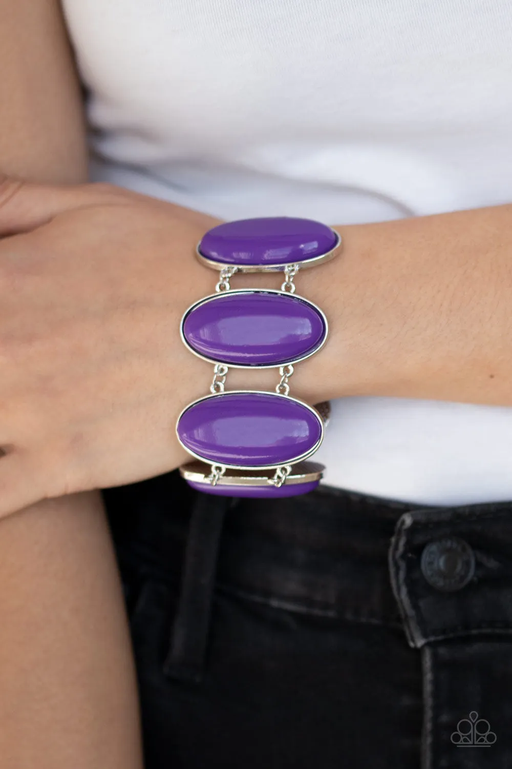 Paparazzi Power Pop Bracelet Purple