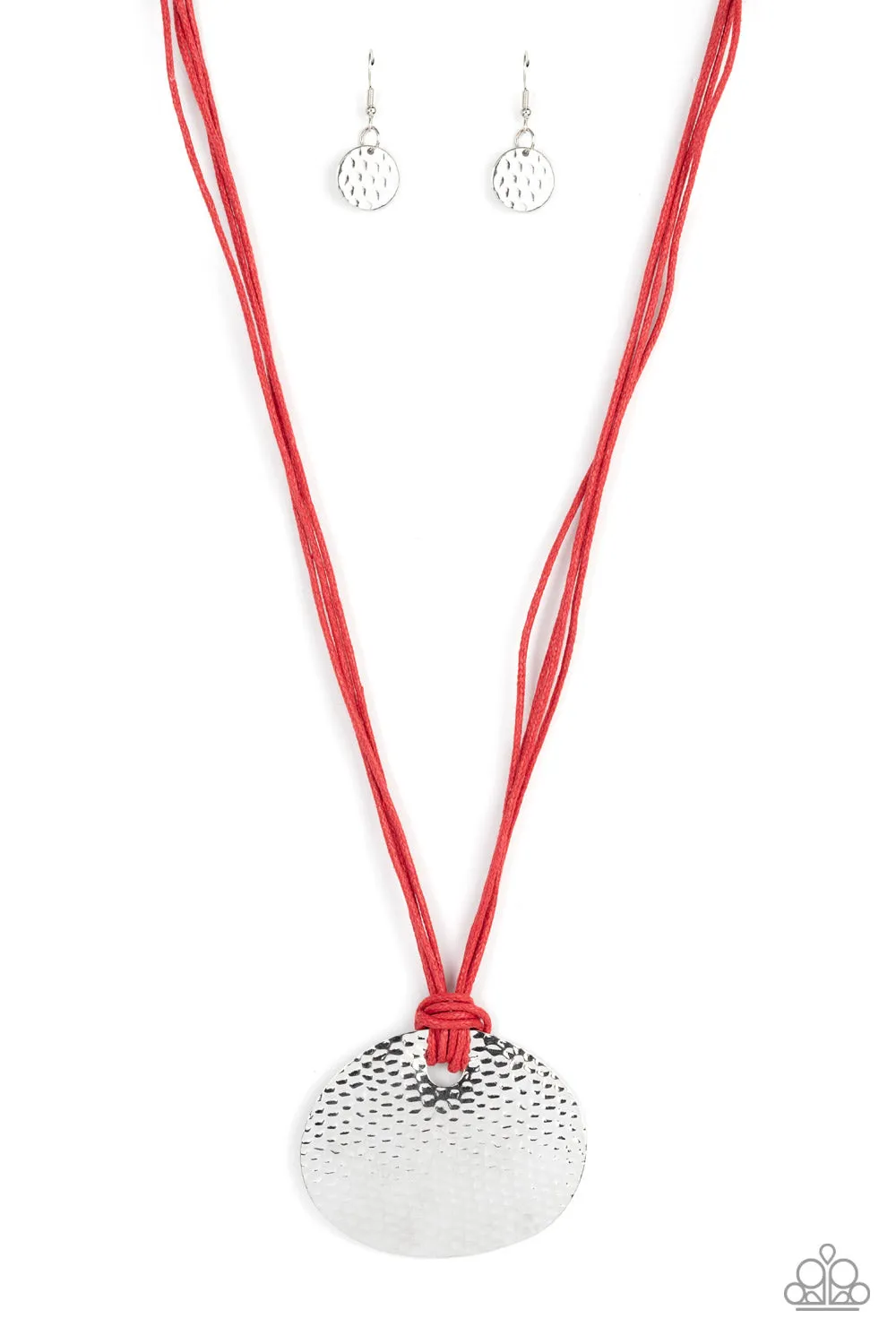 Paparazzi Rural Reflex Necklace Red