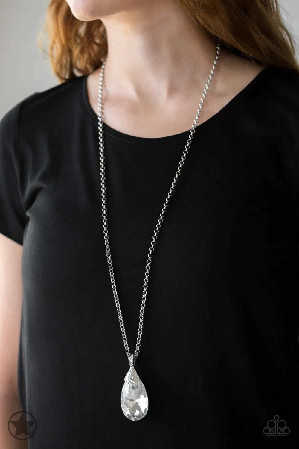 Paparazzi Spellbinding Sparkle Necklace White