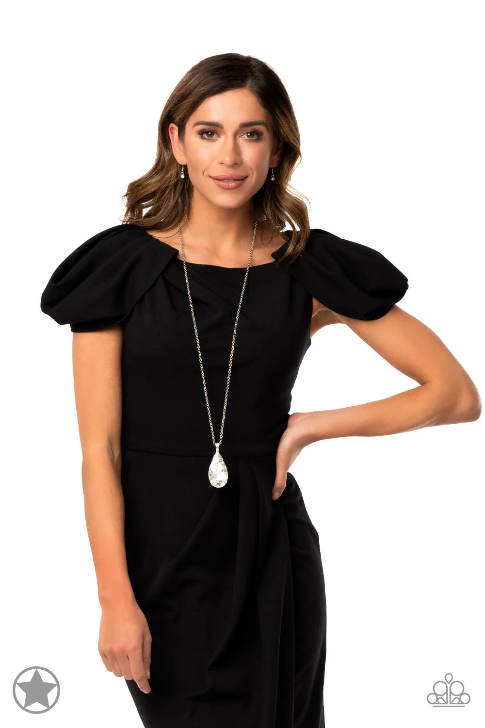 Paparazzi Spellbinding Sparkle Necklace White