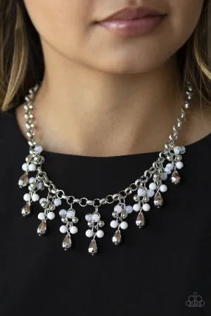 Paparazzi Travelling Trendsetter Necklace- White