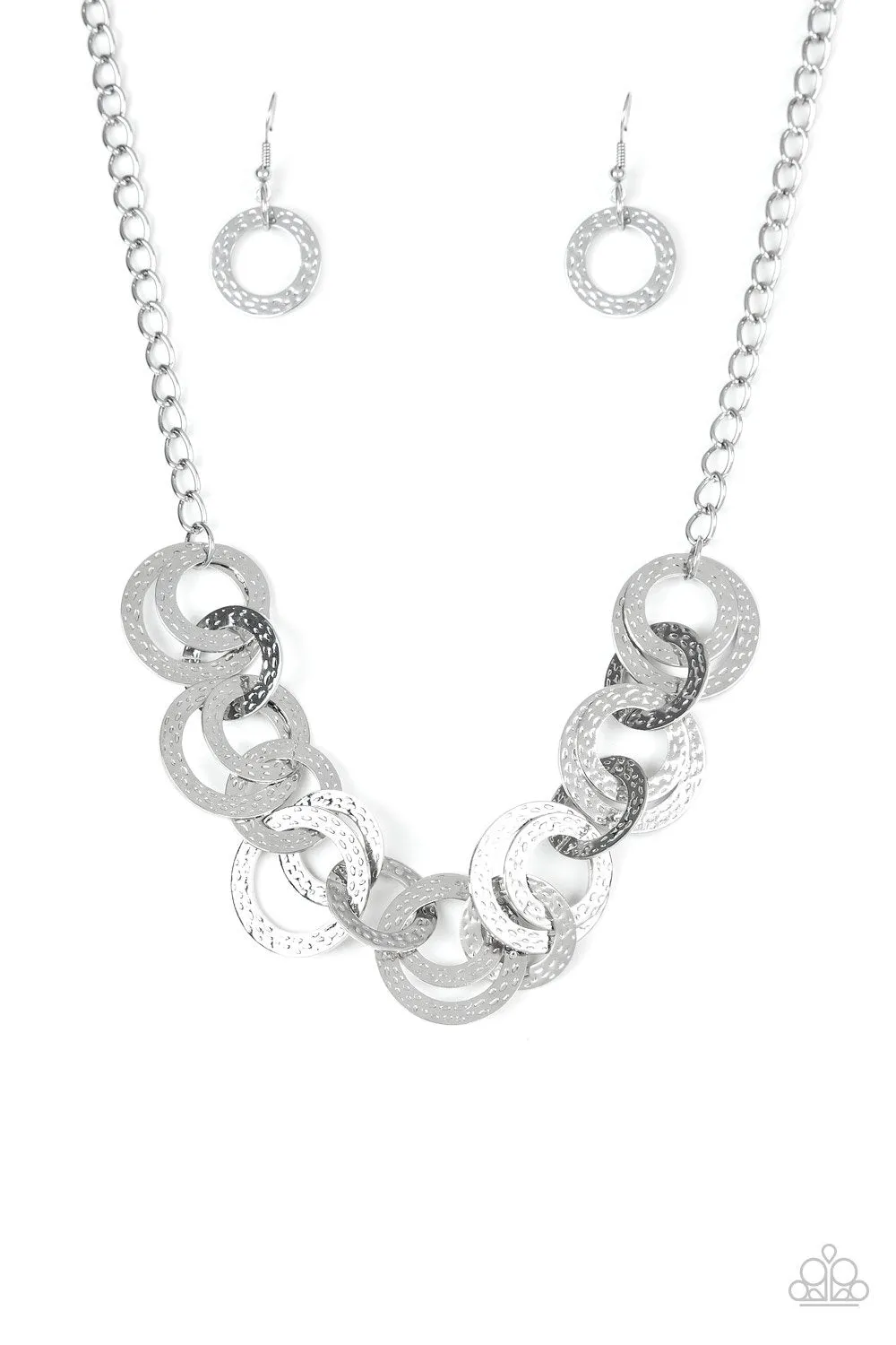 Paparazzi Treasure Tease Necklace Silver