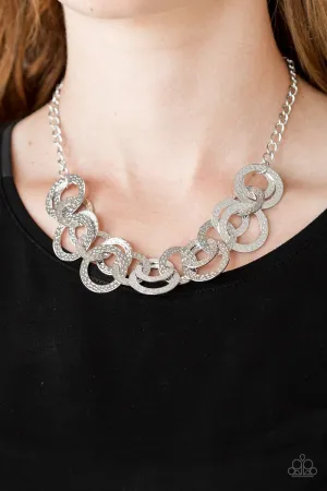 Paparazzi Treasure Tease Necklace Silver